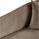 Meridian Destin Taupe Velvet Chair IMAGE 8