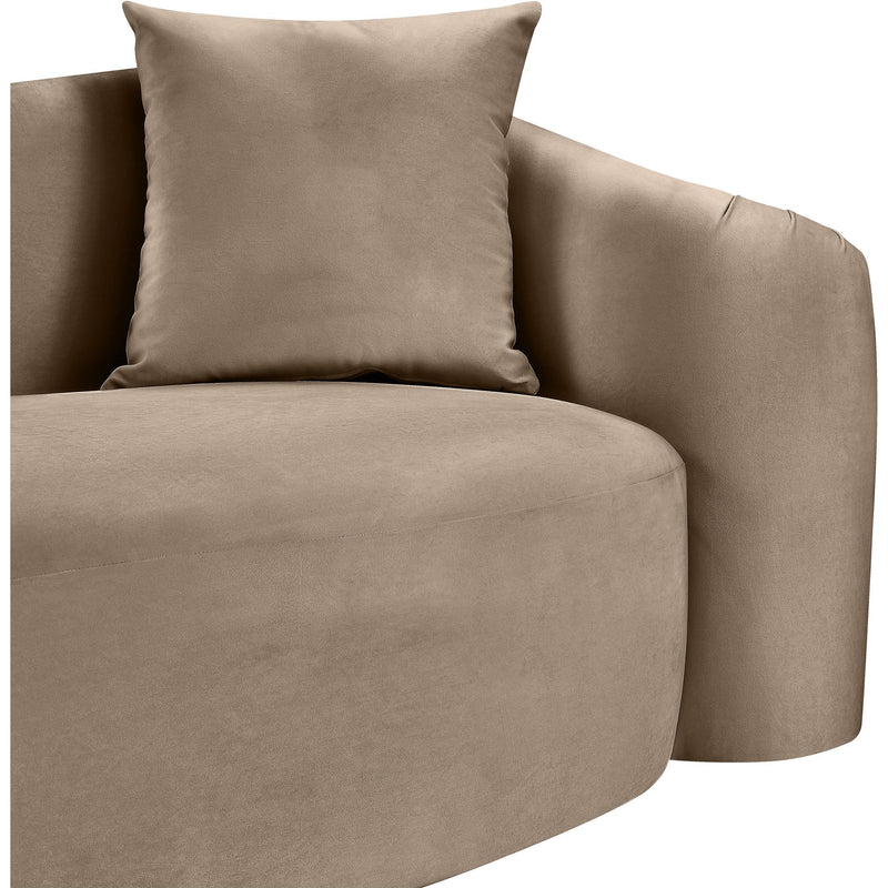 Meridian Destin Taupe Velvet Chair IMAGE 9