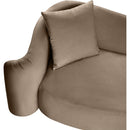 Meridian Destin Taupe Velvet Sofa IMAGE 10