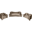 Meridian Destin Taupe Velvet Sofa IMAGE 14