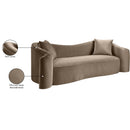 Meridian Destin Taupe Velvet Sofa IMAGE 18