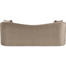 Meridian Destin Taupe Velvet Sofa IMAGE 5