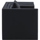  Meridian Everett Black Vegan Leather Upholstered Chair IMAGE 7