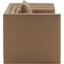  Meridian Everett Brown Vegan Leather Upholstered Chair IMAGE 7