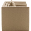  Meridian Everett Tan Vegan Leather Upholstered Chair IMAGE 7