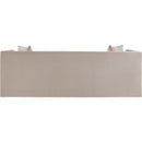 Meridian Everett Beige Chenille Fabric Sofa IMAGE 5