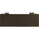 Meridian Everett Brown Chenille Fabric Sofa IMAGE 5