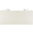 Meridian Everett Cream Chenille Fabric Loveseat IMAGE 5