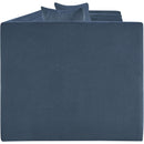 Meridian Everett Light Blue Chenille Fabric Sofa IMAGE 4