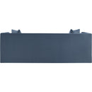 Meridian Everett Light Blue Chenille Fabric Sofa IMAGE 5