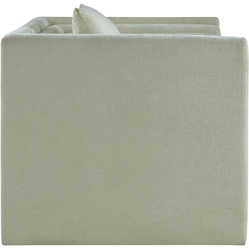 Meridian Everett Mint Chenille Fabric Chair IMAGE 4