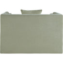 Meridian Everett Mint Chenille Fabric Chair IMAGE 5