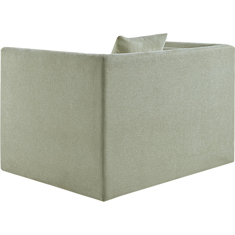 Meridian Everett Mint Chenille Fabric Chair IMAGE 7