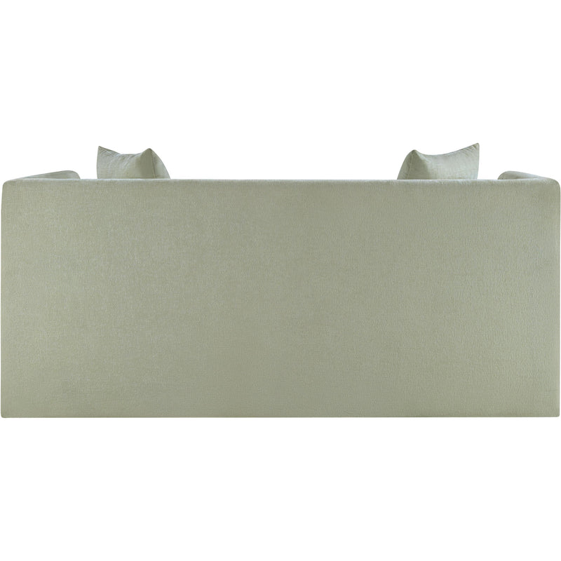 Meridian Everett Mint Chenille Fabric Loveseat IMAGE 5