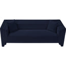 Meridian Everett Navy Chenille Fabric Sofa IMAGE 6