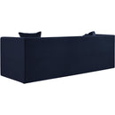 Meridian Everett Navy Chenille Fabric Sofa IMAGE 7