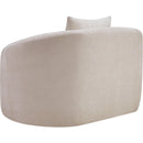 Meridian Penelope Beige Chenille Fabric Chair IMAGE 7