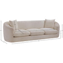 Meridian Penelope Beige Chenille Fabric Sofa IMAGE 14