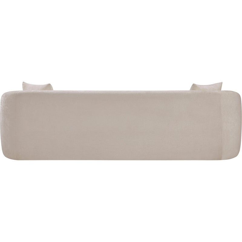 Meridian Penelope Beige Chenille Fabric Sofa IMAGE 5
