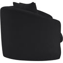 Meridian Penelope Black Chenille Fabric Sofa IMAGE 4