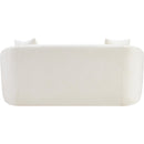 Meridian Penelope Cream Chenille Fabric Loveseat IMAGE 5