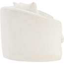 Meridian Penelope Cream Chenille Fabric Sofa IMAGE 4