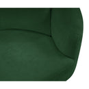 Meridian Penelope Green Chenille Fabric Chair IMAGE 8