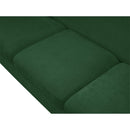 Meridian Penelope Green Chenille Fabric Sofa IMAGE 10