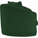 Meridian Penelope Green Chenille Fabric Sofa IMAGE 4