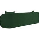Meridian Penelope Green Chenille Fabric Sofa IMAGE 7