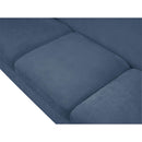 Meridian Penelope Light Blue Chenille Fabric Sofa IMAGE 10