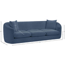 Meridian Penelope Light Blue Chenille Fabric Sofa IMAGE 14