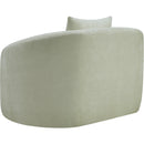 Meridian Penelope Mint Chenille Fabric Chair IMAGE 7