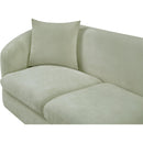 Meridian Penelope Mint Chenille Fabric Loveseat IMAGE 8