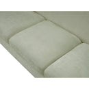 Meridian Penelope Mint Chenille Fabric Sofa IMAGE 10