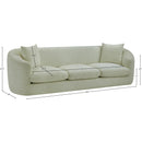 Meridian Penelope Mint Chenille Fabric Sofa IMAGE 14
