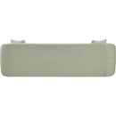 Meridian Penelope Mint Chenille Fabric Sofa IMAGE 5