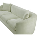Meridian Penelope Mint Chenille Fabric Sofa IMAGE 9