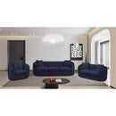 Meridian Penelope Navy Chenille Fabric Sofa IMAGE 16