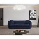 Meridian Penelope Navy Chenille Fabric Sofa IMAGE 2