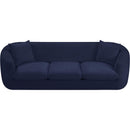 Meridian Penelope Navy Chenille Fabric Sofa IMAGE 6