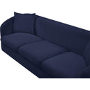 Meridian Penelope Navy Chenille Fabric Sofa IMAGE 8