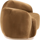  Meridian Gustavo 72.5" Saddle Velvet Upholstered Loveseat IMAGE 3