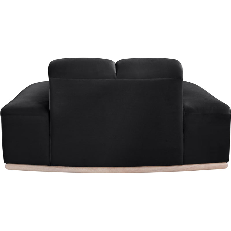 Meridian Jace Black Velvet Chair IMAGE 5