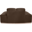 Meridian Jace Brown Velvet Chair IMAGE 5