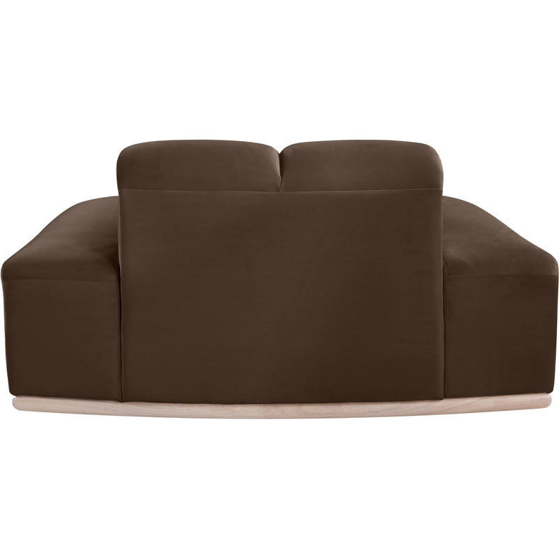 Meridian Jace Brown Velvet Chair IMAGE 5