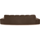Meridian Jace Brown Velvet Sofa IMAGE 5