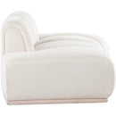 Meridian Jace Cream Velvet Chair IMAGE 4