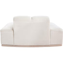 Meridian Jace Cream Velvet Chair IMAGE 5