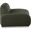 Meridian Jace Green Velvet Chair IMAGE 4